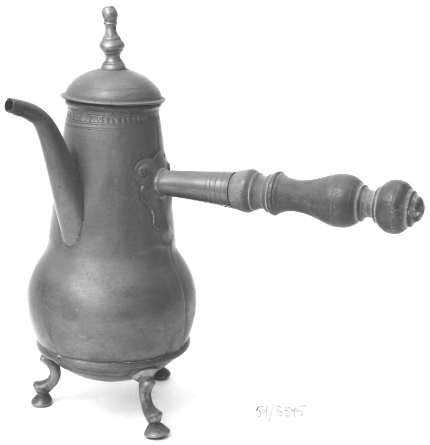 caffettiera, opera isolata - manifattura italiana (fine sec. XVIII)