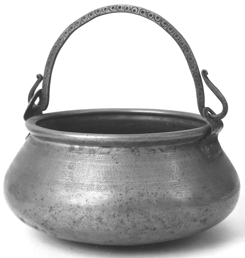 secchiello, opera isolata - manifattura turca (sec. XIX)