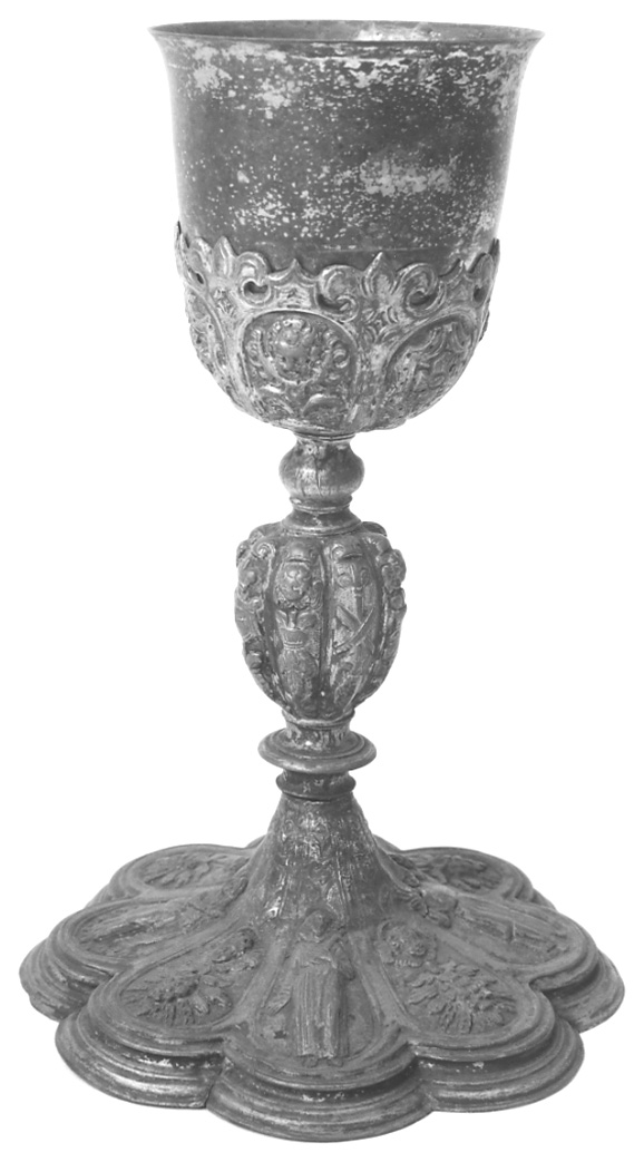 calice, opera isolata - manifattura italiana (fine/inizio secc. XVIII/ XIX)