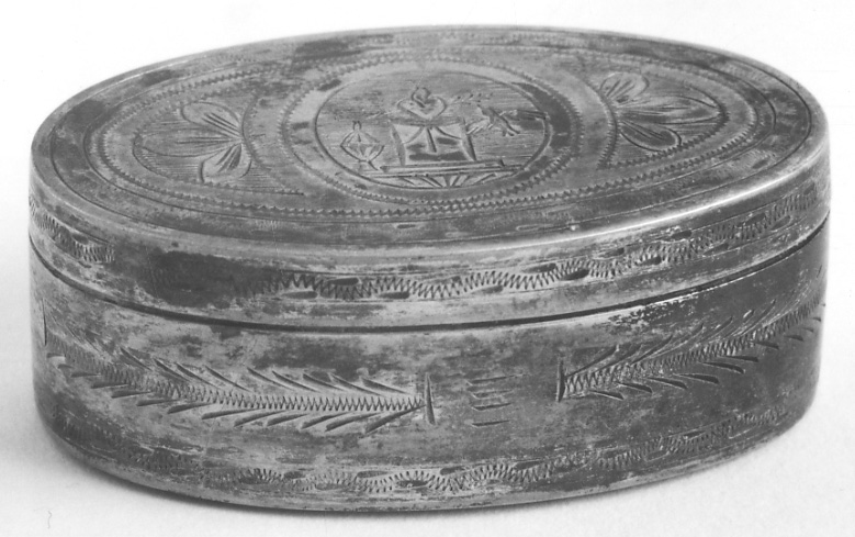 scatola, opera isolata - manifattura folignate (fine sec. XVIII)