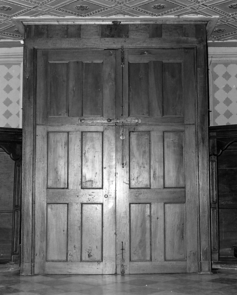 bussola d'ingresso, opera isolata - ambito lombardo (seconda metà sec. XVII)