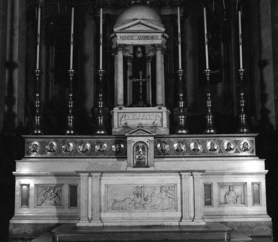 altare maggiore, opera isolata - ambito piemontese (seconda metà sec. XIX)