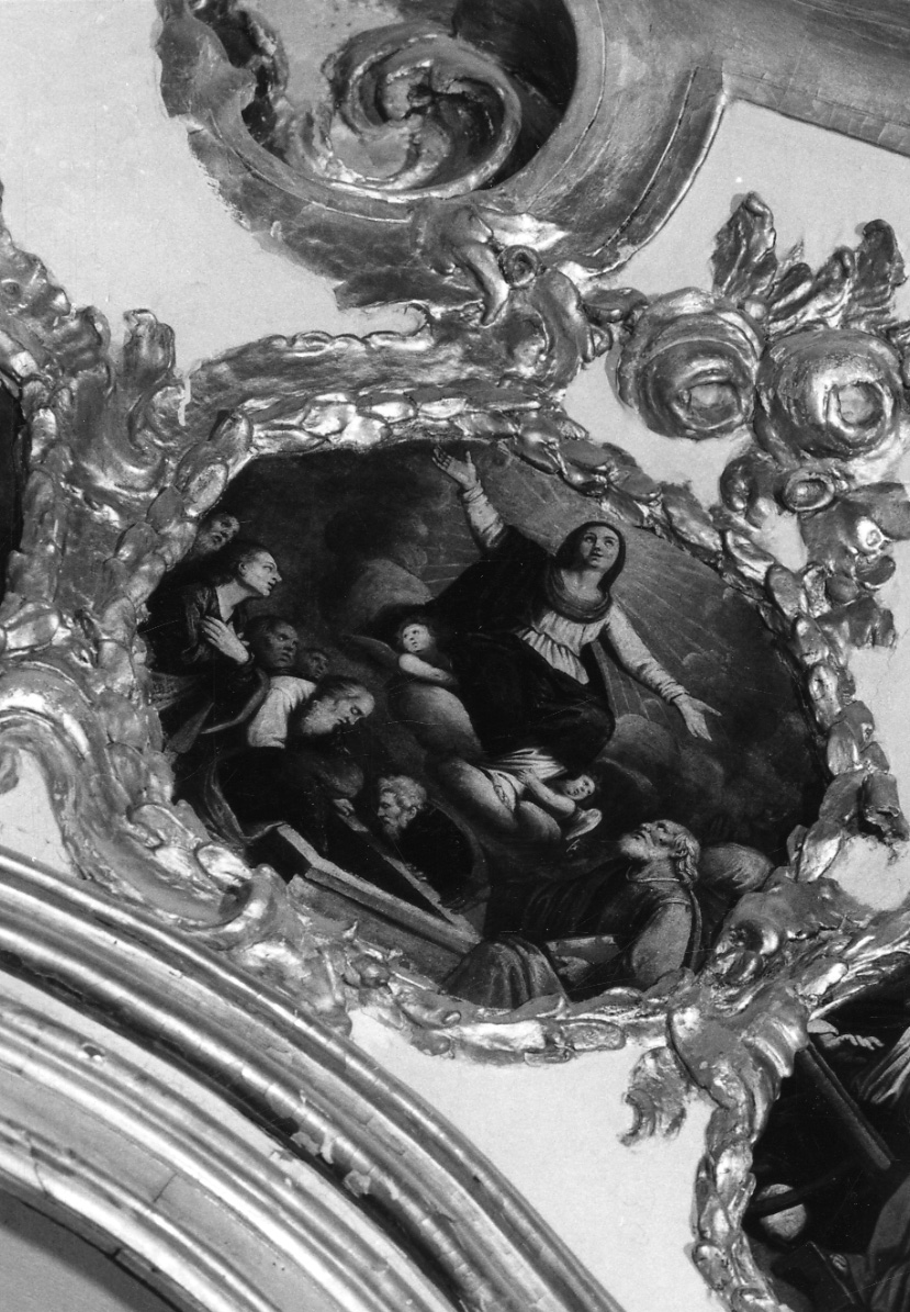 assunzione della Madonna (dipinto, elemento d'insieme) di Monevi Giovanni (terzo quarto sec. XVII)