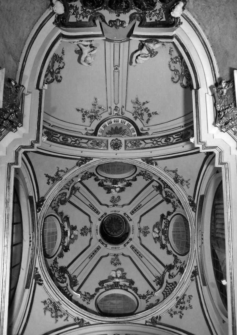 cherubini e motivi decorativi fitomorfi (decorazione plastica, opera isolata) - ambito lombardo (ultimo quarto sec. XVIII)