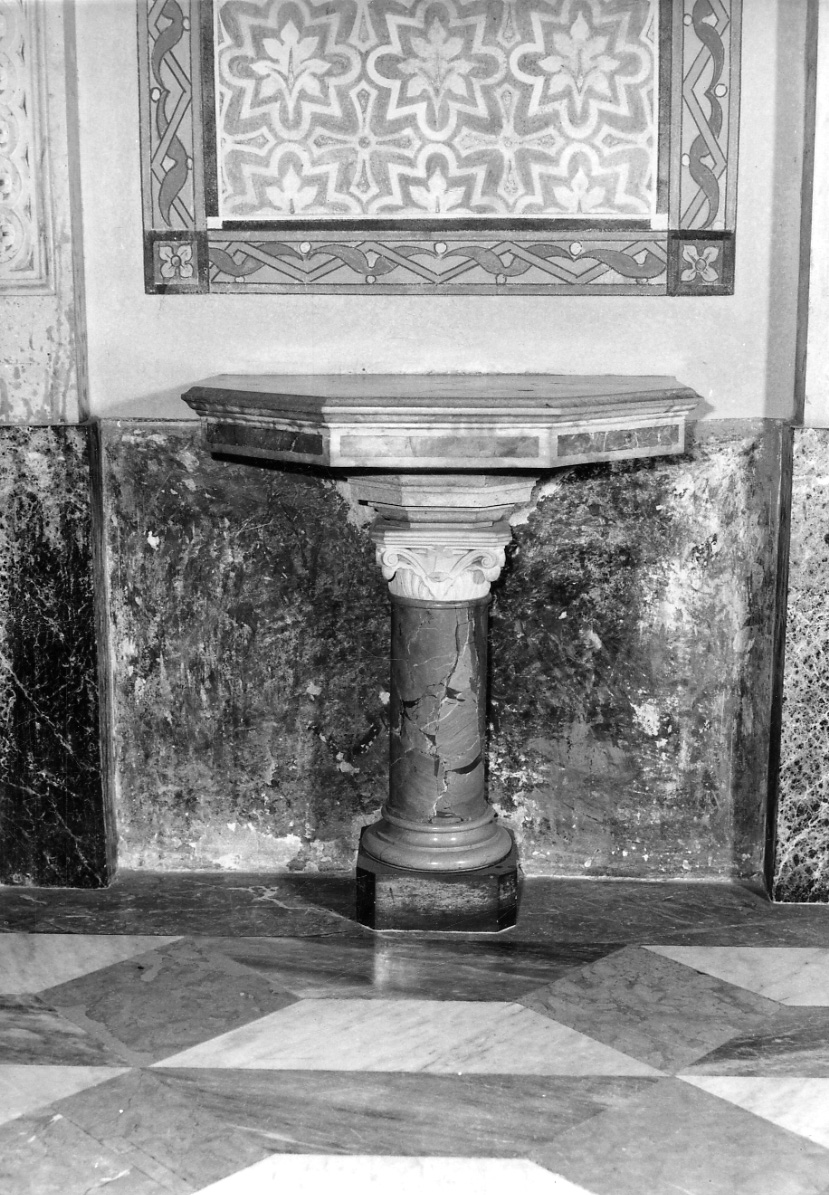 console, opera isolata - ambito piemontese (ultimo quarto sec. XIX)
