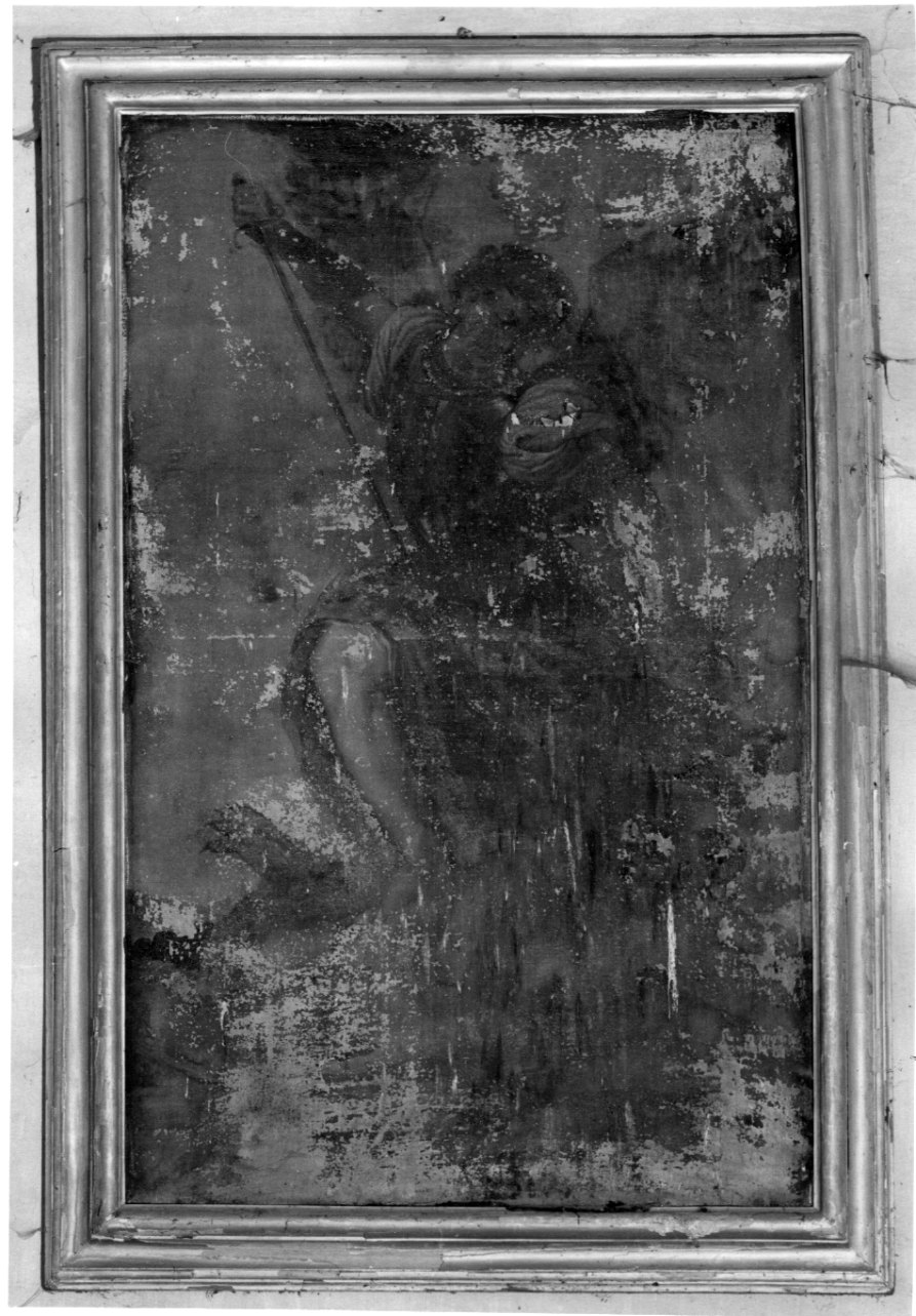 San Michele Arcangelo combatte il drago (dipinto, opera isolata) - ambito genovese (sec. XVII)