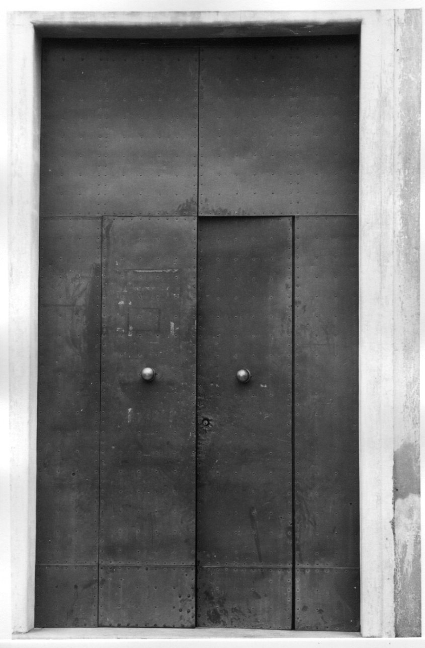 portone - a due battenti, opera isolata - ambito italiano (sec. XIX)