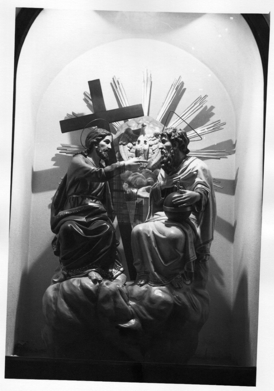 Trinità (gruppo scultoreo, opera isolata) - ambito ligure-piemontese (seconda metà sec. XIX)
