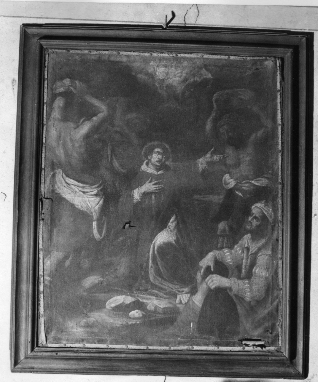 lapidazione di Santo Stefano (dipinto, opera isolata) - ambito genovese (metà sec. XVIII)