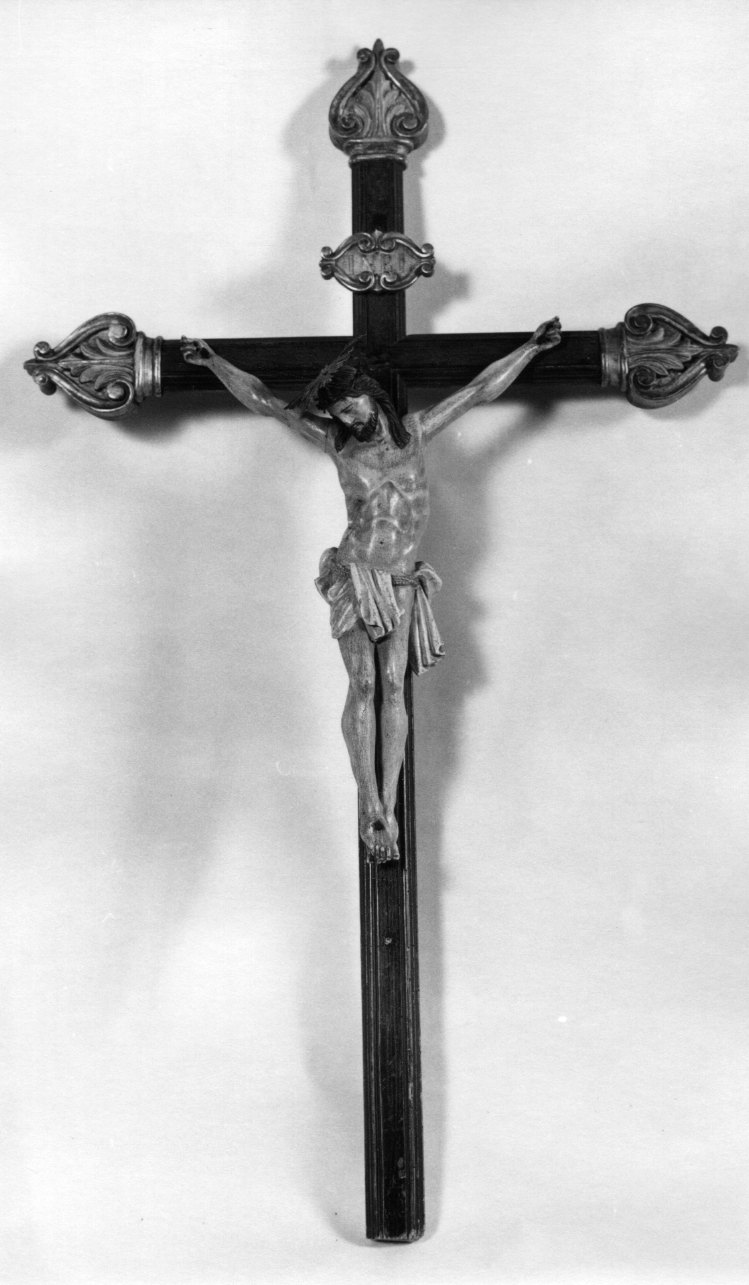 Cristo crocifisso dolente (crocifisso, opera isolata) - ambito genovese (fine/inizio secc. XVIII/ XIX)