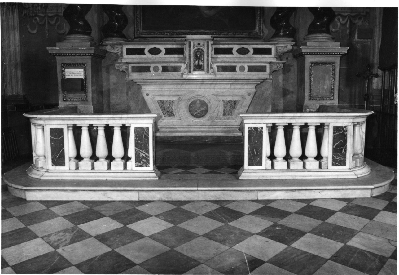 balaustrata, serie - ambito ligure-piemontese (seconda metà sec. XIX)