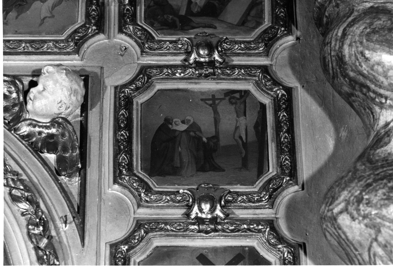 crocifissione di Cristo (dipinto, elemento d'insieme) di Gainotti Luigi (seconda metà, primo quarto sec. XIX, sec. XX)