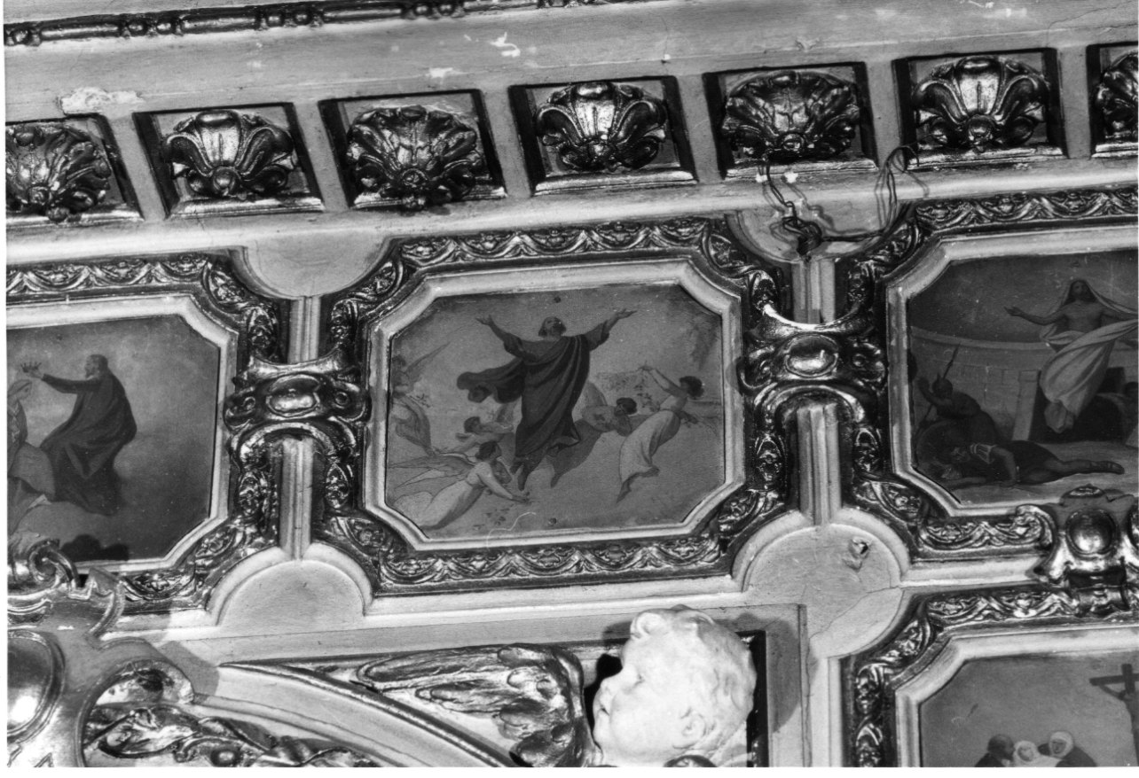 ascensione di Cristo (dipinto, elemento d'insieme) di Gainotti Luigi (seconda metà, primo quarto sec. XIX, sec. XX)