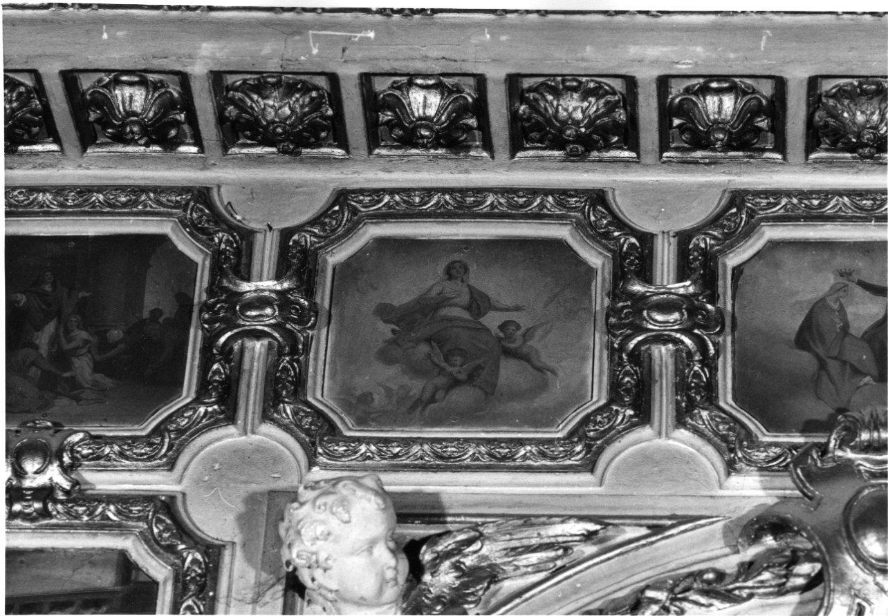 assunzione della Madonna (dipinto, elemento d'insieme) di Gainotti Luigi (seconda metà, primo quarto sec. XIX, sec. XX)