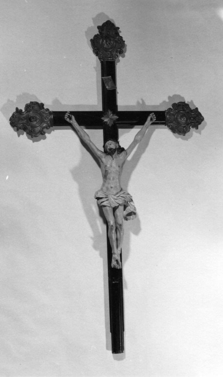 Cristo crocifisso dolente (crocifisso, opera isolata) - ambito genovese (seconda metà sec. XVIII)