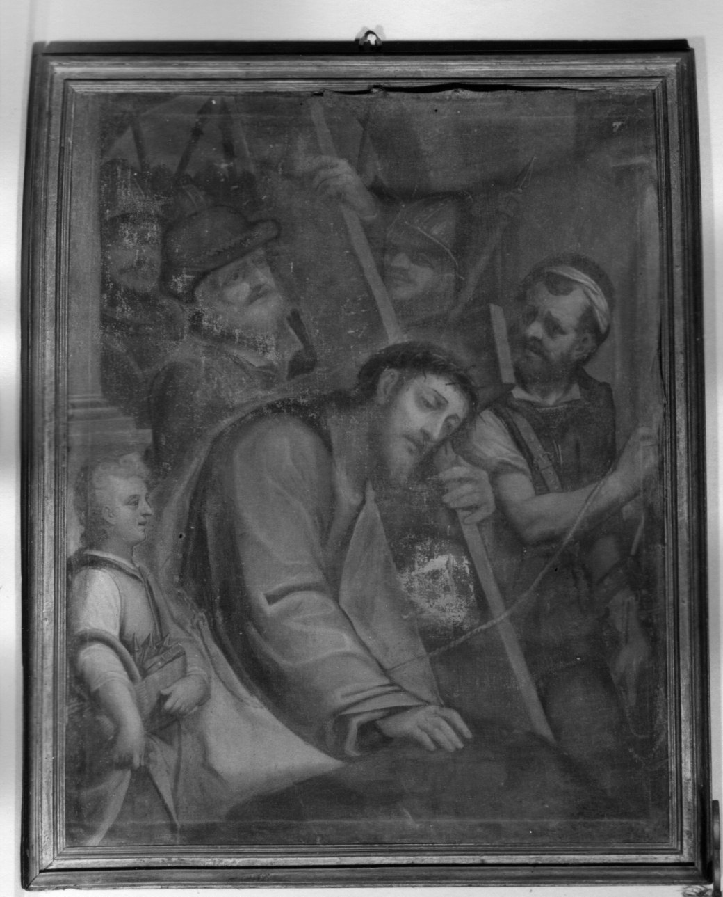 salita di Cristo al monte Calvario (dipinto, opera isolata) - ambito genovese (fine/inizio secc. XVI/ XVII)