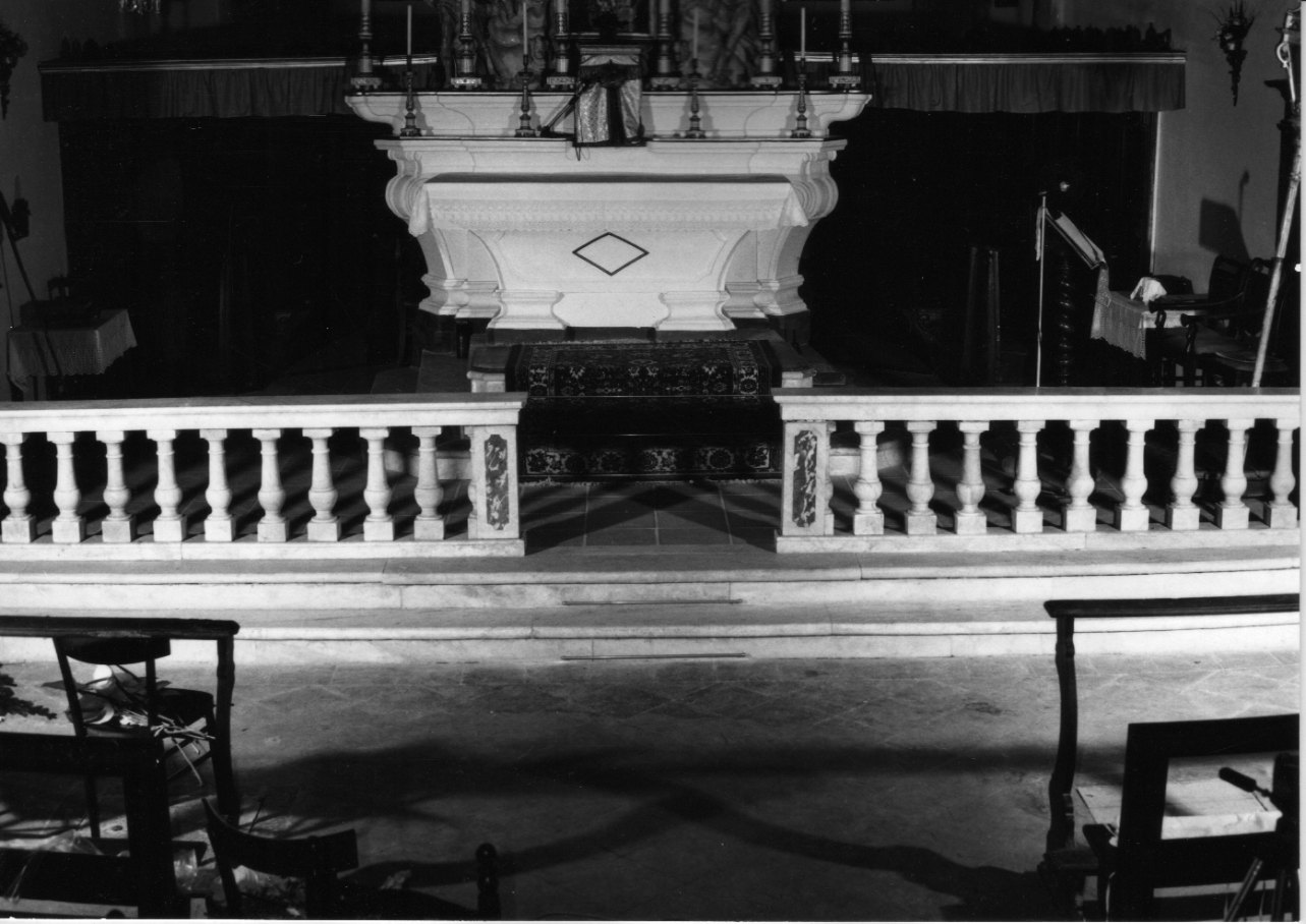 balaustrata, opera isolata - ambito ligure-piemontese (seconda metà sec. XIX)