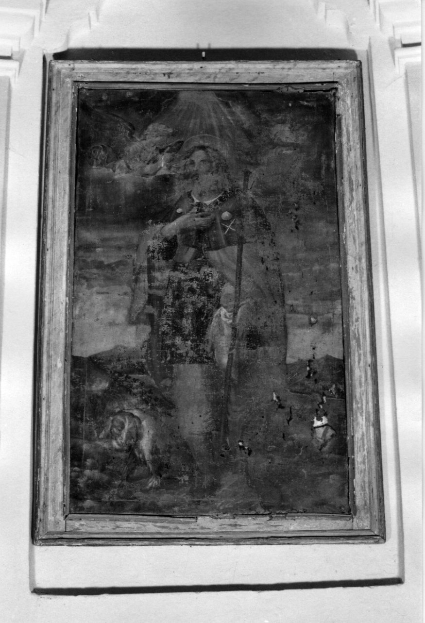 San Rocco (dipinto, opera isolata) - ambito genovese (metà sec. XVII)