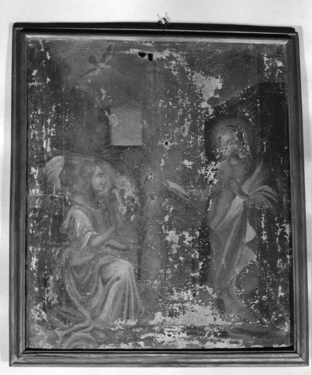 Annunciazione (dipinto, opera isolata) - ambito genovese (metà sec. XVII)