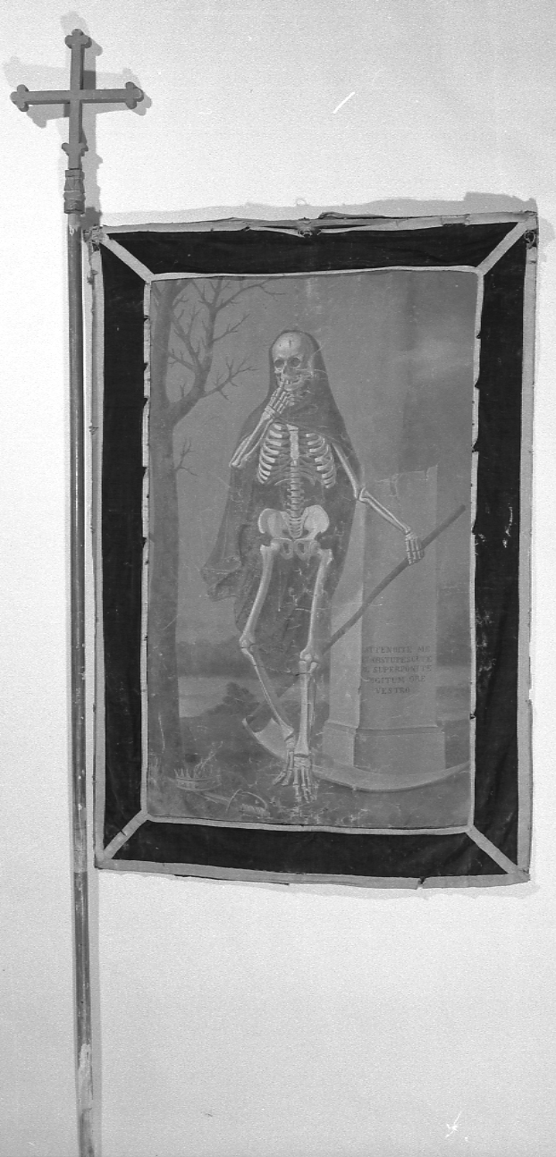 Morte (dipinto, elemento d'insieme) - ambito ligure-piemontese (metà sec. XIX)