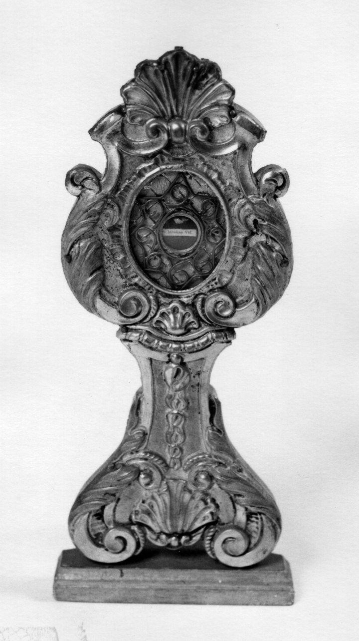 reliquiario - a ostensorio, opera isolata - ambito ligure-piemontese (seconda metà sec. XIX)