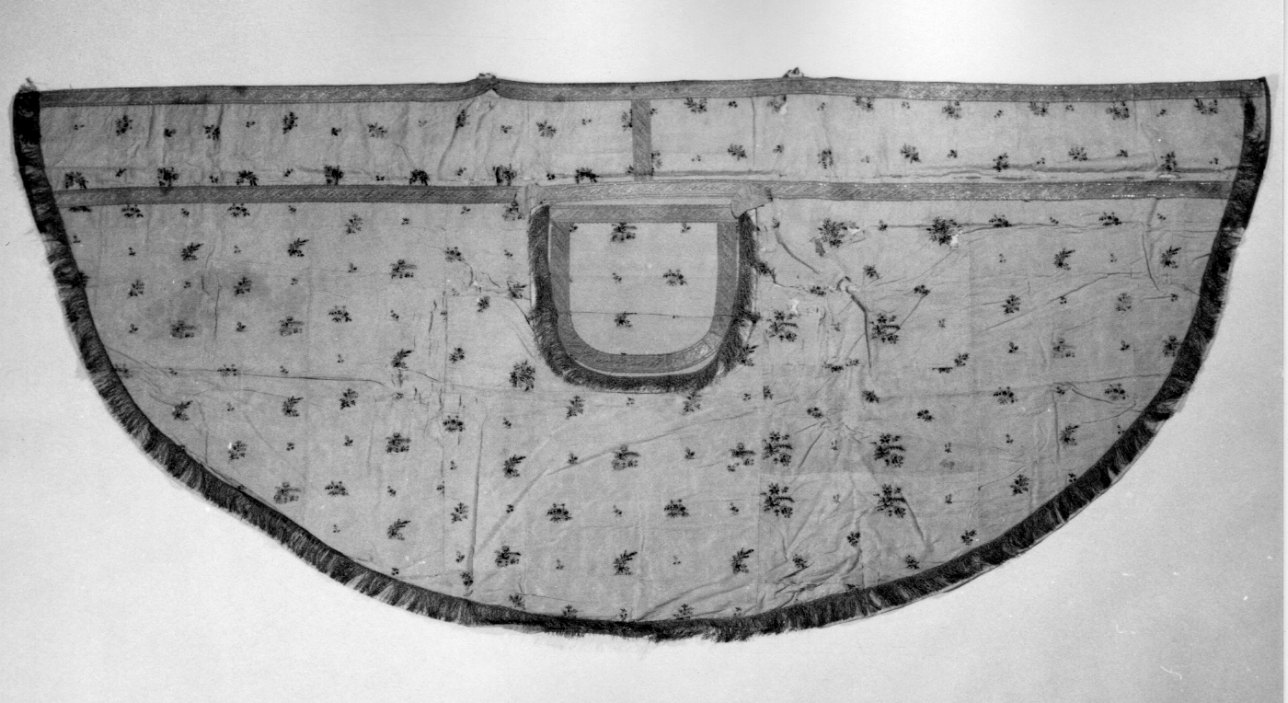 paramento liturgico, insieme - manifattura francese, manifattura italiana (ultimo quarto sec. XVIII)