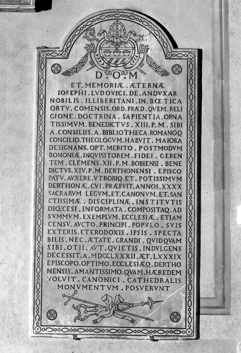 lapide, opera isolata - ambito piemontese (seconda metà sec. XVIII)