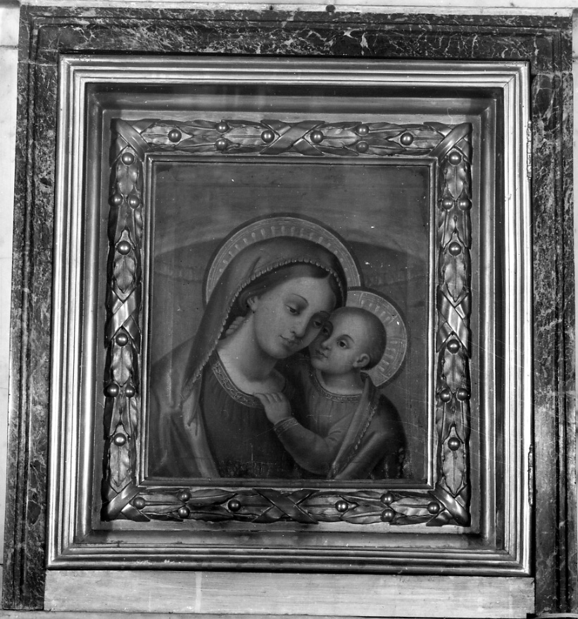 Madonna del Buon Consiglio, Madonna con Bambino (dipinto, opera isolata) - ambito alessandrino (sec. XIX)