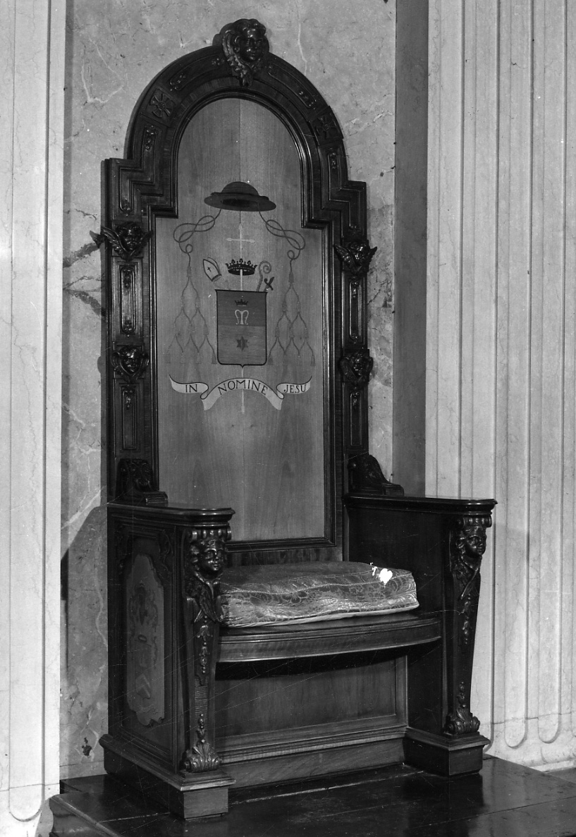 cattedra episcopale, opera isolata - ambito piemontese (secondo quarto sec. XX)