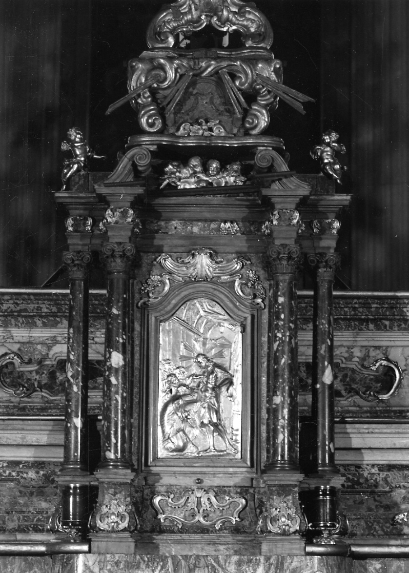 cherubini (tabernacolo, elemento d'insieme) - ambito lombardo (metà sec. XVIII)