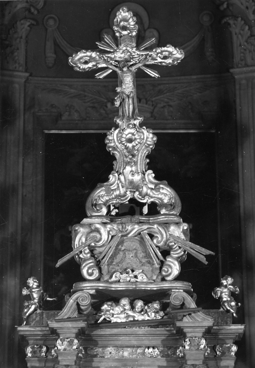 Cristo crocifisso dolente (croce d'altare, opera isolata) - ambito piemontese (metà sec. XVIII)