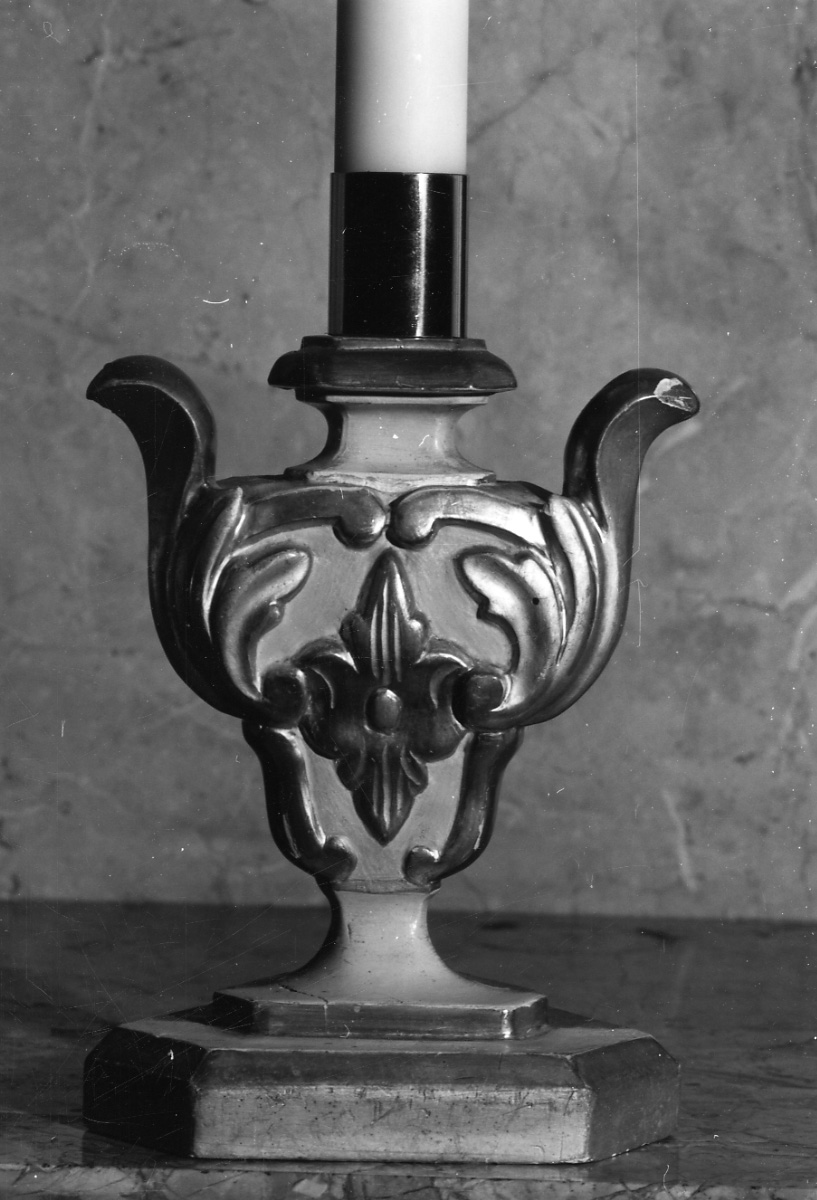 candeliere, serie - produzione tortonese (metà sec. XIX)