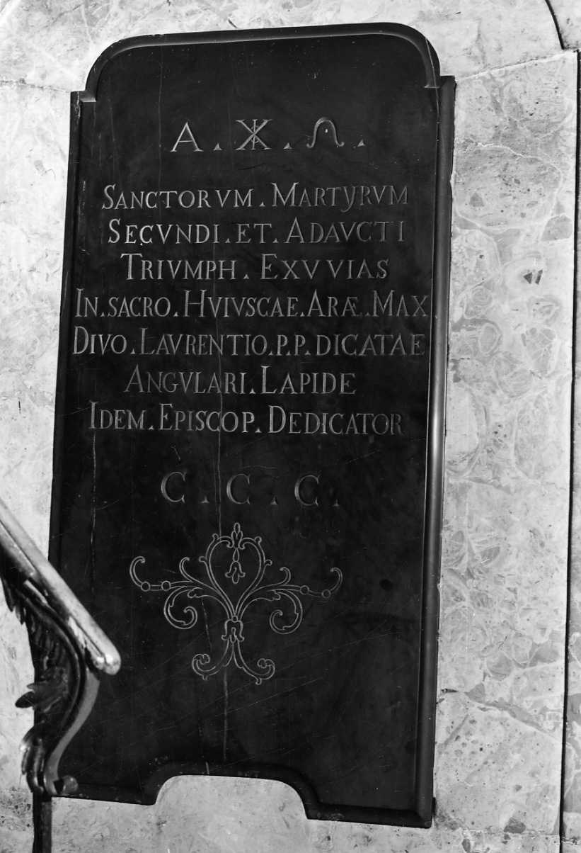 lapide, opera isolata - ambito piemontese (sec. XVIII)