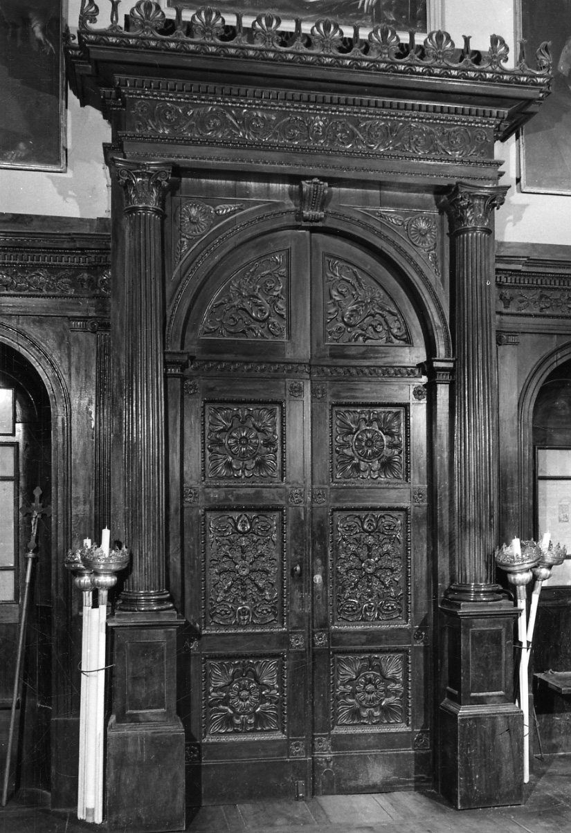 porta, opera isolata di Poruini Bernardo (metà sec. XIX)