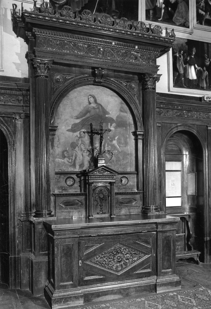 ostensorio (altare, opera isolata) di Poruini Bernardo (metà sec. XIX)