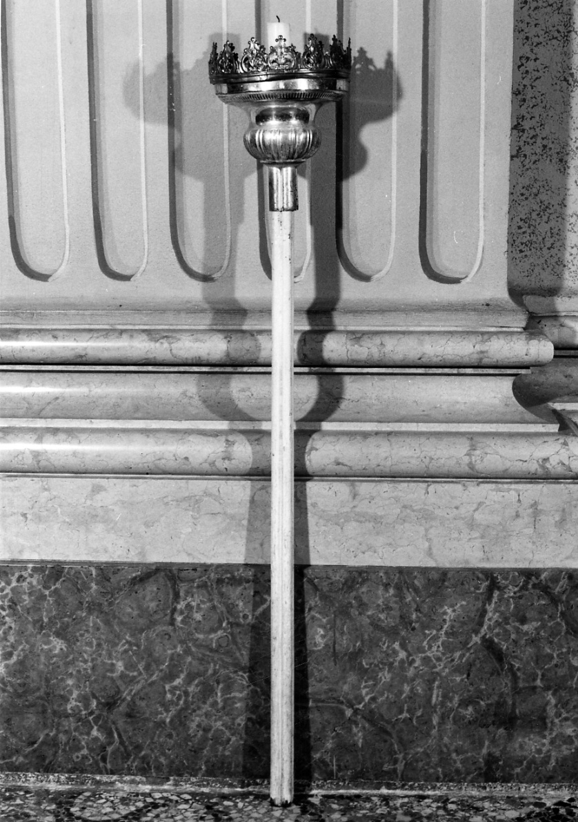 candelabro portatile, serie - ambito piemontese (sec. XIX)