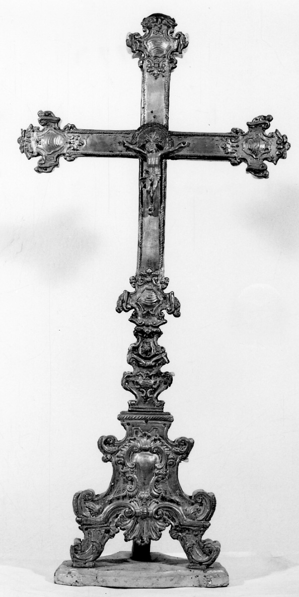 Cristo crocifisso dolente (croce d'altare, opera isolata) - ambito piemontese (metà sec. XVIII)