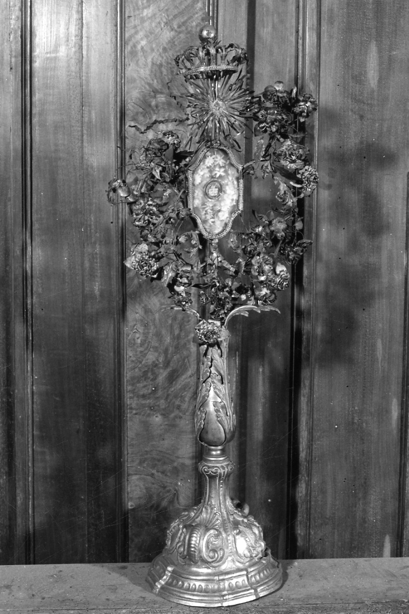 motivi decorativi (reliquiario - a ostensorio, opera isolata) - ambito ligure (sec. XVIII)