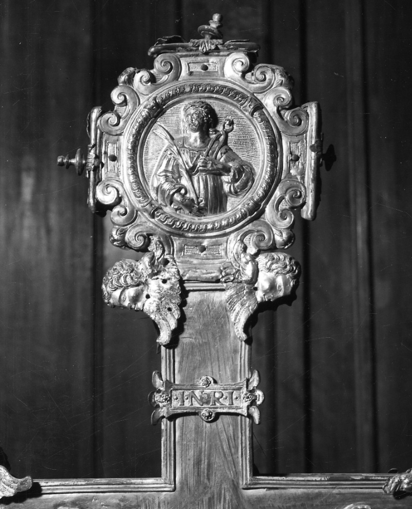 Sant'Apollonia (placchetta, elemento d'insieme) - ambito milanese (prima metà sec. XVII)