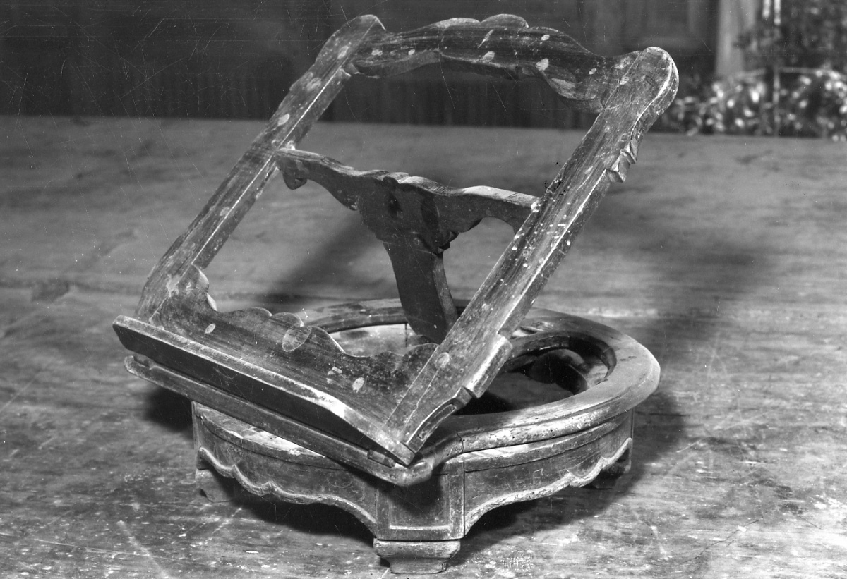 leggio d'altare, opera isolata - ambito tortonese (seconda metà sec. XVIII)