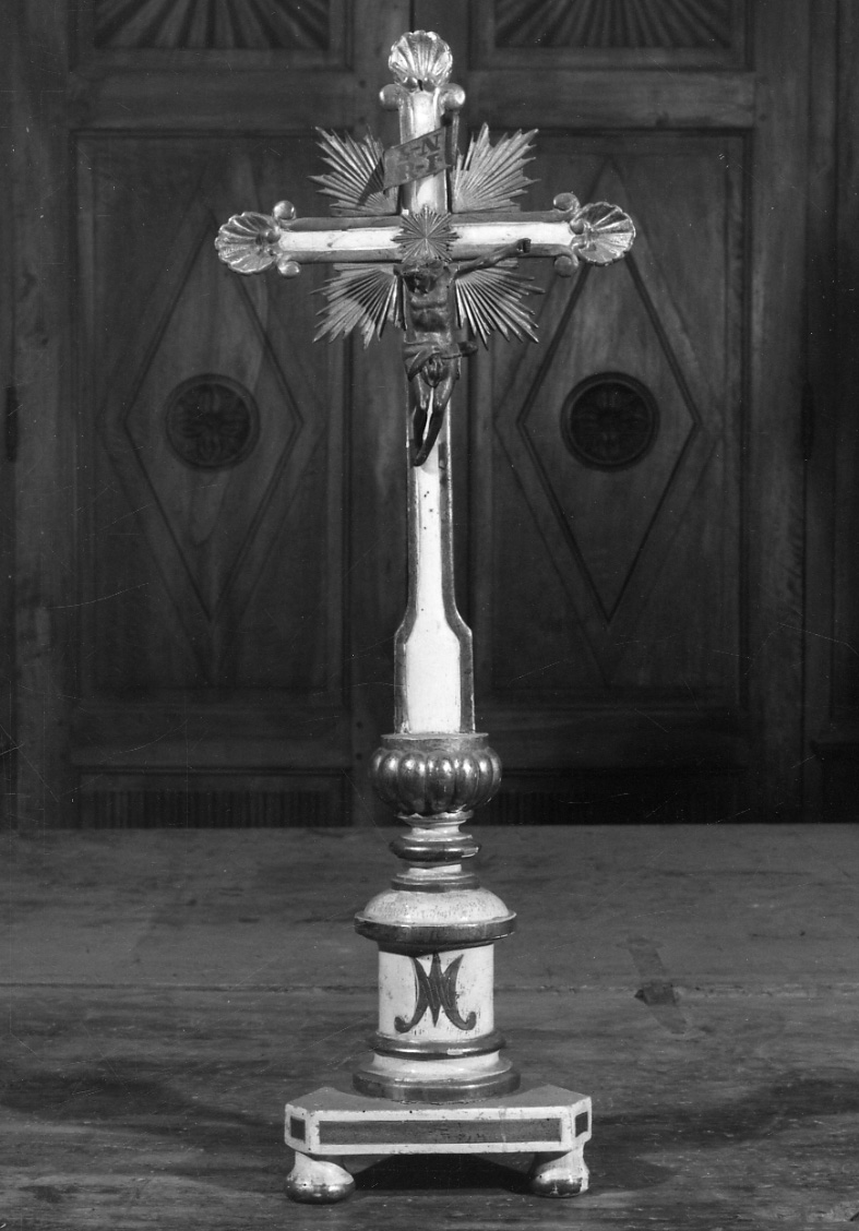 Cristo crocifisso dolente (croce d'altare, opera isolata) - ambito piemontese (sec. XIX)