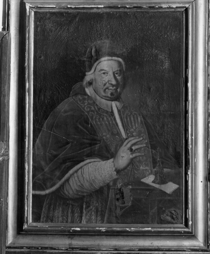 ritratto di papa Benedetto XIV (dipinto, opera isolata) - ambito romano (sec. XVIII)