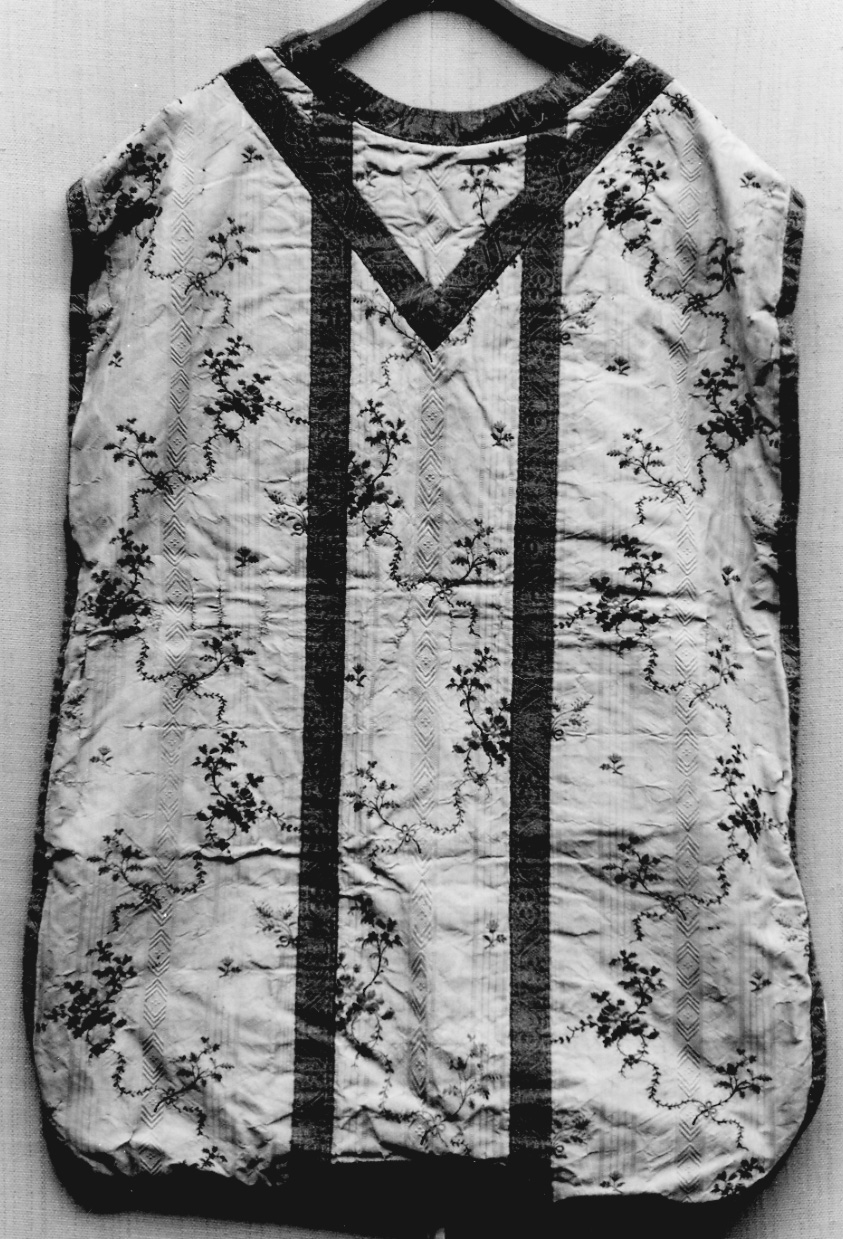 paramento liturgico, insieme - manifattura italiana, manifattura francese (sec. XVIII)