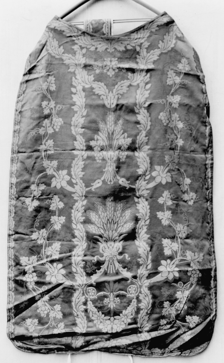 paramento liturgico, insieme - manifattura italiana (secondo quarto sec. XIX)