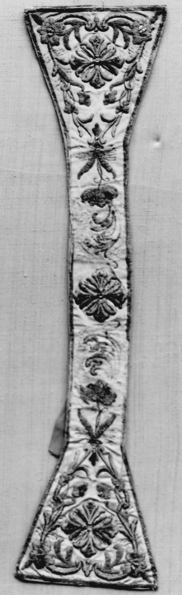 manipolo, elemento d'insieme - manifattura italiana (secondo quarto sec. XVIII)