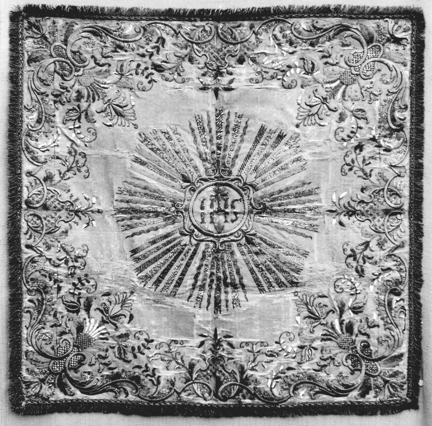 OSTIA RAGGIATA (velo di calice, elemento d'insieme) - manifattura italiana (fine sec. XVII)