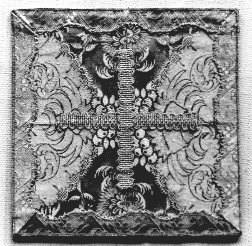 borsa, elemento d'insieme - manifattura italiana (prima metà sec. XVIII)