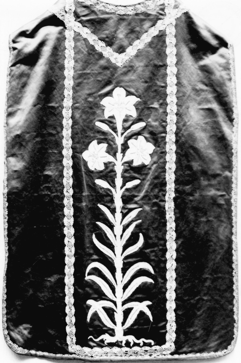 paramento liturgico, insieme - manifattura italiana (seconda metà sec. XIX)