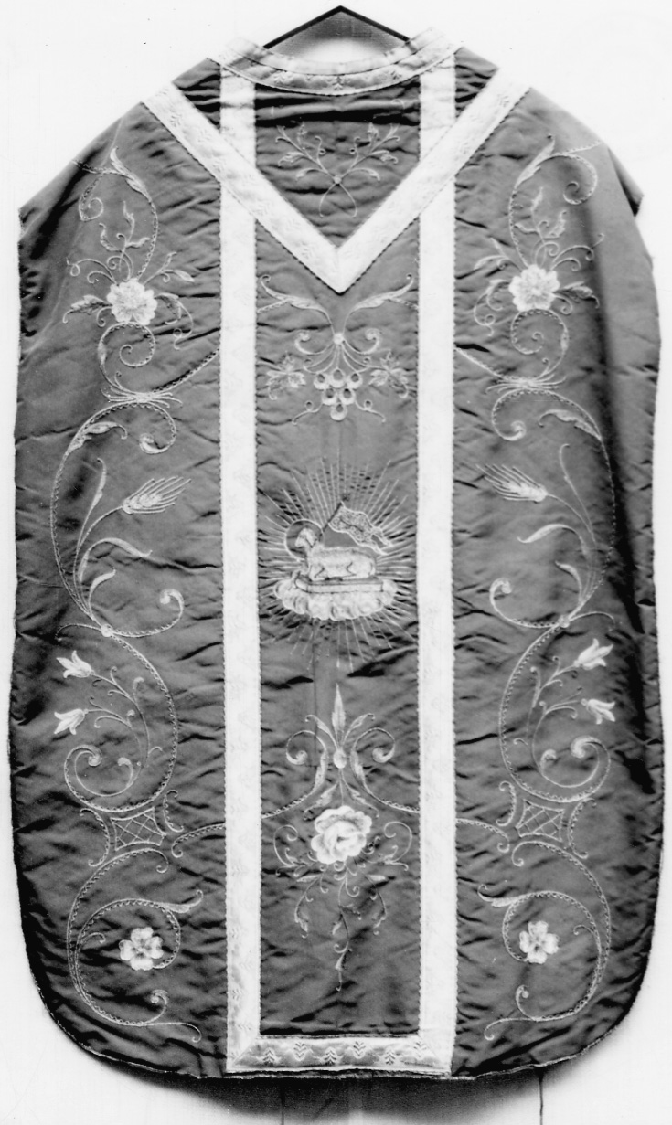 paramento liturgico, insieme - manifattura italiana (prima metà sec. XX)