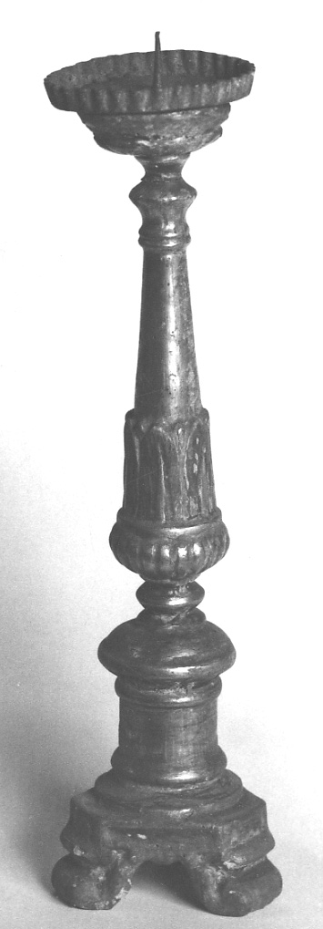 candeliere, serie - manifattura piemontese (prima metà sec. XIX)